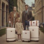 Modern 3 Piece Suitcase Set with TSA Lock