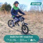 Gotrax Astra Electric Dirt Bike, 16" Tires, Max Speed 15.5Mph