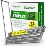 12" Galvanized Landscape Staples 200-pack for VIP Garden