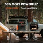 Jackery Solar Generator 1000 v2 with 200W Solar Panel(2024 New),1070Wh Portable Power Station LiFePO4 Battery,1500W AC/100W USB-C Output,1Hr Fast Charge for Outdoor,Off-Grid Living,RV,Emergency
