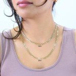 Nuragold 10k Yellow Gold Anchor Mariner Chain Necklace
