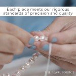 14K Gold AAAA Quality Peach Freshwater Pearl Earrings