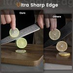 15-Piece Kitchen Knife Set with Built-in Sharpener Block