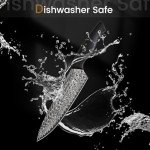 15-Piece Kitchen Knife Set with Built-in Sharpener Block