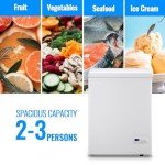 DEMULLER Ultra-Low Temperature Chest Freezer for Home/Kitchen/Office