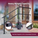 Outdoor Step Handrails for Porch and Deck (2-3 Steps)