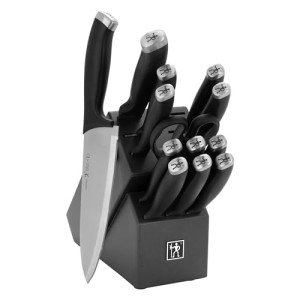 Silvercap 14-Piece Knife Set: Chef, Paring, Utility, Bread