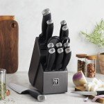Silvercap 14-Piece Knife Set: Chef, Paring, Utility, Bread