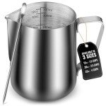 12oz Stainless Steel Milk Frothing Pitcher - Espresso Accessories