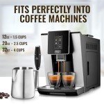 12oz Stainless Steel Milk Frothing Pitcher - Espresso Accessories