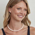 14K Gold Pearl Jewelry Set - Freshwater Pearls, 7.0-8.0mm