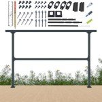 Simple Flat Railing Kit - Outdoor Porch, Balcony, Deck
