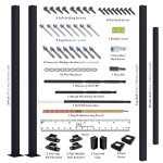 Simple Flat Railing Kit - Outdoor Porch, Balcony, Deck