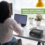 Sunbuck Stereo Amplifier Bluetooth 5.0, 2 Channel 300Wx2