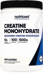 Micronized Creatine Monohydrate Powder, 500G - 100 Servings