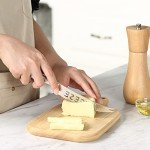 McCook® German Stainless Steel Kitchen Knife Set, Built-in Sharpener