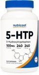 Nutricost 5-HTP 100mg, 240 Capsules VIP Quality