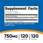 Nutricost TMG 750mg, 120 Capsules - VIP Special
