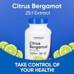 1,200mg Citrus Bergamot Capsules - 120 Capsules
