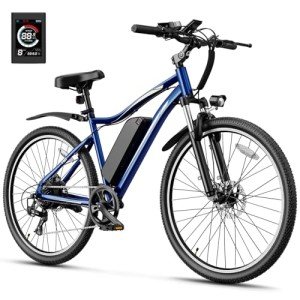Heybike Race Max Electric Bike for Adults with 500W Motor, 22mph Max Speed, 600WH Removable Battery Ebike, 27.5" Electric Mountain Bike with 7-Speed and front Suspension