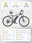 Heybike Race Max Electric Bike for Adults with 500W Motor, 22mph Max Speed, 600WH Removable Battery Ebike, 27.5" Electric Mountain Bike with 7-Speed and front Suspension