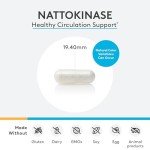 XYMOGEN Nattokinase - Nattokinase 2000 FU Blood Pressure Supplements - Heart Health, Blood Circulation and Blood Pressure Support - Gluten Free, Vegan, Non GMO (120 Capsules)