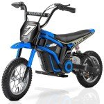 ELEMARA Kids Electric Dirt Bike with Bluetooth & Music