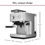 KitchenAid Semi Automatic Espresso Machine with Burr Grinder