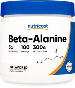 Nutricost Beta Alanine Powder 300g - 3g/serving