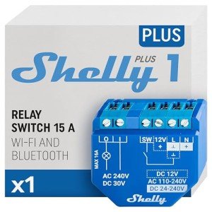 Shelly Plus 1 UL Smart Relay Switch - VIP Shopper