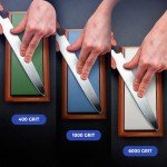 Sharp Pebble Knife Sharpening Stones Set - Grits 400/1000/6000