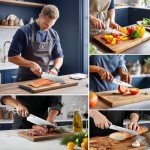 Professional 15-Piece German Stainless Steel Chef Knife Set