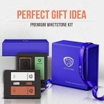 XL Knife Sharpening Stone Kit - 3 Side Grit