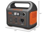 Jackery Portable Power Station Explorer 290, 290Wh Backup Lithium Battery, 110V/200W Pure Sine Wave AC Outlet, Solar Generator (Solar Panel Not Included) for Outdoors Camping Travel(Renewed)