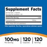 Nutricost CoQ10 100mg Capsules - High Absorption