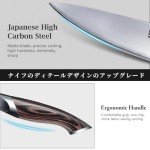 6 Piece Japanese German High Carbon Steel Knife Set