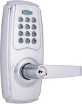 BRINKS Commercial Keypad Entry Lever, Satin Chrome Finish