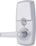 BRINKS Commercial Keypad Entry Lever, Satin Chrome Finish