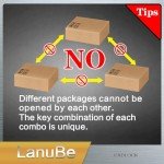 48 Pack of Keyed Alike Padlocks, Blue Plastic