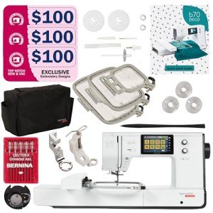 Bernette B70 Embroidery Machine Bundle - Beginner's dream!