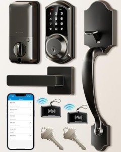 Veise Smart Front Door Lock Set, Keyless Entry