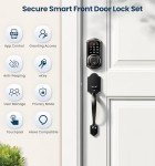 Veise Smart Front Door Lock Set, Keyless Entry