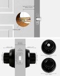 EASILOK Twist to Lock Deadbolt with Anti-Mislock Button