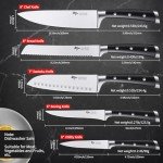 5-Piece Professional Chef Knife Set with Ergonomic Handle