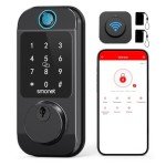 SMONET WiFi Keyless Front Door Lock with Fingerprint