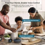 SMONET WiFi Keyless Front Door Lock with Fingerprint