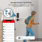 SMONET WiFi Keyless Front Door Lock with Fingerprint