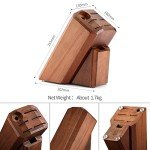 XINZUO 8-Piece Damascus Kitchen Knife Set with Block