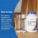 Nutricost Hyaluronic Acid Capsules - 100mg, 120 count