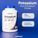 Nutricost Potassium Citrate, 500 Capsules